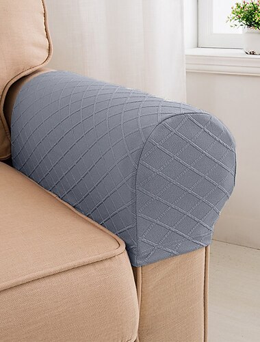  armleuninghoezen voor stoelen bordeauxrode banken bank armleuninghoezen voor banken spandex jacquard armleuninghoezen antislip meubelbeschermer wasbare fauteuilhoezen voor relaxfauteuil set van 2