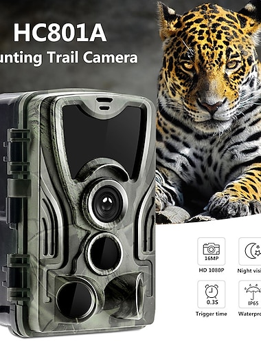  seurantakamera hc801a ulkona liike metsästyskamera liike laukaisee pimeänäön metsästys villieläinten jalanjälkikamera