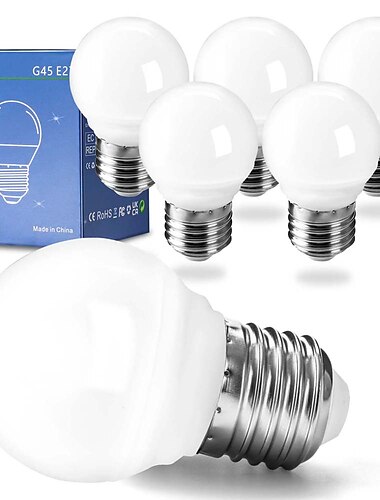  6 個 6 ワット led グローブ電球 550 lm e27 g45 20 led ビーズ smd 2835 ウォームホワイト コールドホワイト ナチュラルホワイト 220-240 v