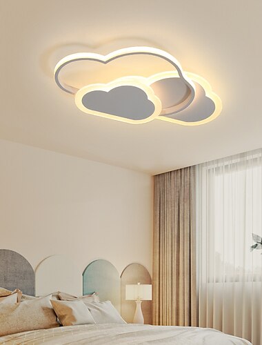  Φωτιστικά οροφής led έγχρωμα σύννεφα με ρυθμιζόμενο φωτιστικό οροφής χωνευτό φωτιστικό οροφής μεταλλικό ξύλινο φωτιστικό βρεφικού δωματίου για κοριτσίστικο δωμάτιο παιδικό υπνοδωμάτιο αγοριού