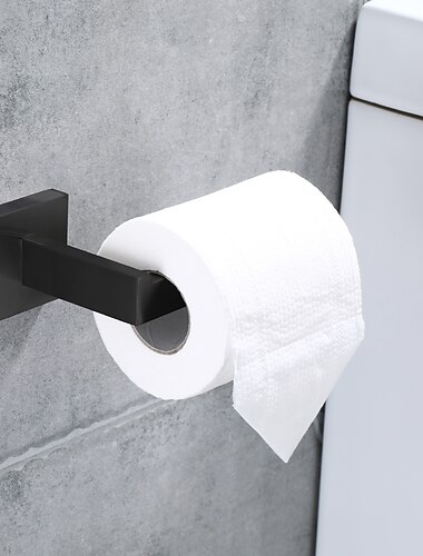  toiletrolhouder badkamer tissue houder papierrol sus 304 roestvrij staal muurbevestiging (mat zwart/chroom/geborsteld nikkel/goud)