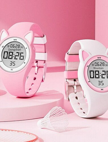  696 T15 Montre intelligente 0.69 pouce Enfants Smartwatch Téléphone Bluetooth Calendrier Compatible avec Smartphone Enfant Rappel de Message IP 67 Boîtier de montre 31 mm