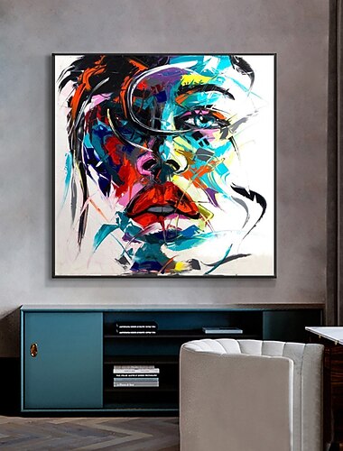  Handmade Oil Painting Canvas Wall Art Decoration Figure Portrait for Home Decor Rolled Frameless Unstretched Painting