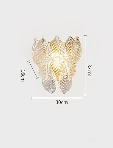  krystall innendørs moderne nordisk stil innendørs vegglamper stue soverom kobber vegglampe 220-240v