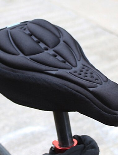  Abdeckung für den Fahrradsattel / Kissen Atmungsaktiv Komfort 3D-Pad Silikon Kieselgel Radsport Rennrad Geländerad Schwarz Rot Blau