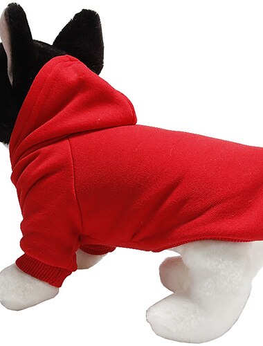 Perros Gatos Saco y Capucha Elegante Estilo lindo Adorable Transpirable Suave Uso Diario Casual Diario Ropa para perros for Buldog Bichón Frisé Pomerania Small Medio