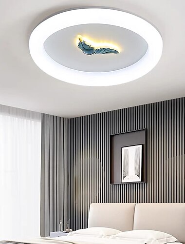  Plafones diseño círculo/redondo 50cm acabados pintados acrílico led 220-240v