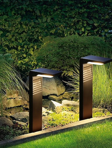  1/2 pcs Pathway Lights Solar Landschap Tuin Licht Outdoor Waterdichte Solar Gazon Lamp Villa Binnentuin Solar Loopbrug Decoratie Licht