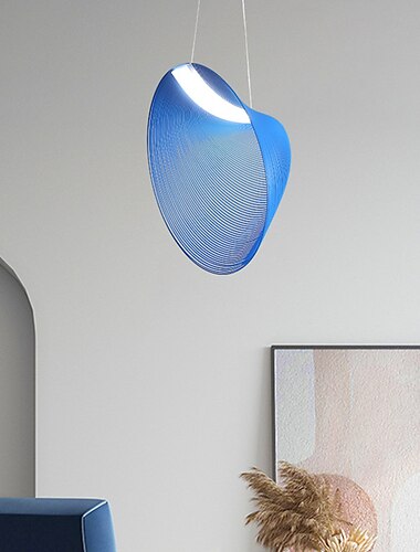  led függő fény akril fém festett felületek 30cm nordic minimalista dizájn állítható egyéniség nappali étkező hálószoba fa led csillár lakberendezés