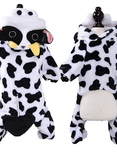  Hund Katze Overall Niedlich Stilvoll Gewöhnlich Alltagstauglich Winter Warm Weich Waschbar Bequem Outdoor Alltagstauglich Spaziergang Hundebekleidung for Bichon Frise Zwergspitz Baby Haustier