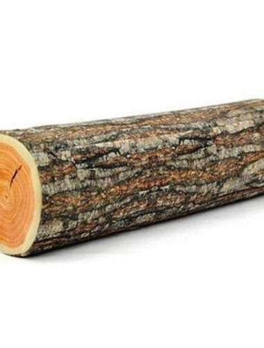  naturlig tredesign log myk stol puter puter runde tre korn stump formede dekorative puter