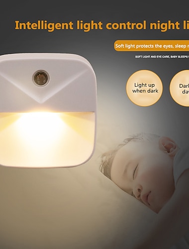  liitä led-yövalot liiketunnistin hämärästä aamunkoittoon yöpöytälamppu 1/3/6kpl eu us-pistoke älykäs valonohjaus led-yövalo koti makuuhuone keittiö asuntolavalaistus