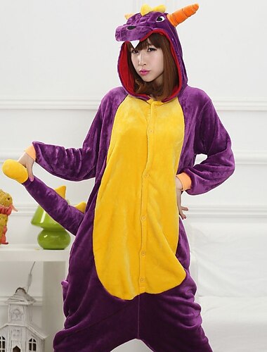  Kinder Erwachsene Zeichen Nachtwäsche Onesie-Kostüm Drachen Pyjamas-Einteiler Kigurumi-Pyjamas Für Herren und Damen Jungen und Mädchen Karneval Karikatur