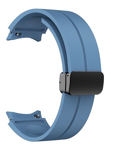  Ремешок для часов для Samsung Galaxy Watch 7/6/5/4  40/44mm, Watch 5 Pro 45mm, Watch 6 Classic 43/47mm, Watch 4 Classic 42/46mm силиконовый Замена Ремень 20mm Магнитная застежка Регулируется