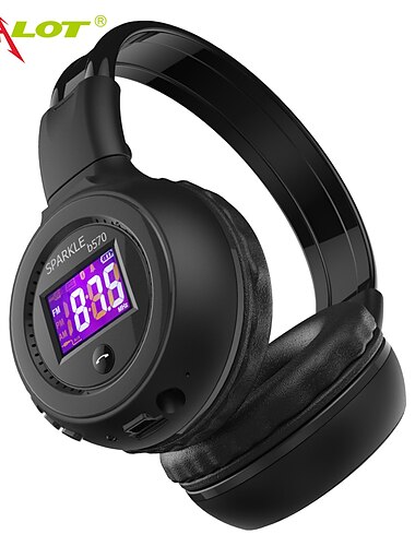  Беспроводные наушники Zealot B570 fm Радио накладные Bluetooth стерео наушники для компьютера и телефона поддержка TF карты AUX