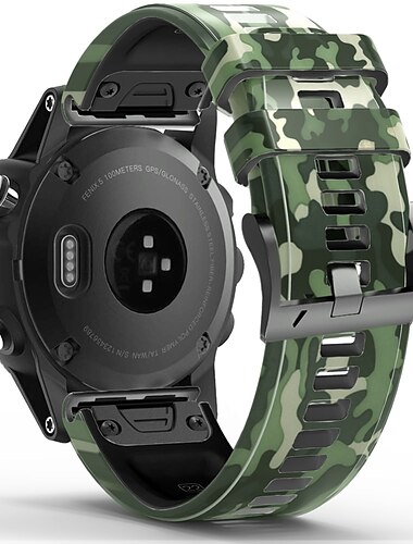  حزام إلى جارمين MARQ Descent G1 Fenix 7 Sapphire Solar / 6 Pro / 5 Plus Forerunner 935 945 Fenix 7X / 6X / 5X / 3 Sapphire Fenix 6X Pro / 5X Plus / 3 HR سيليكون إستبدال حزام 22mm 26mm