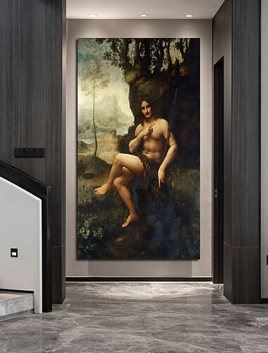  ręcznie malowany obraz olejny słynny leonardo da vinci wall art abstrakcyjna rzeźba dekoracja wnętrz wystrój walcowane płótno bez ramki nierozciągnięte