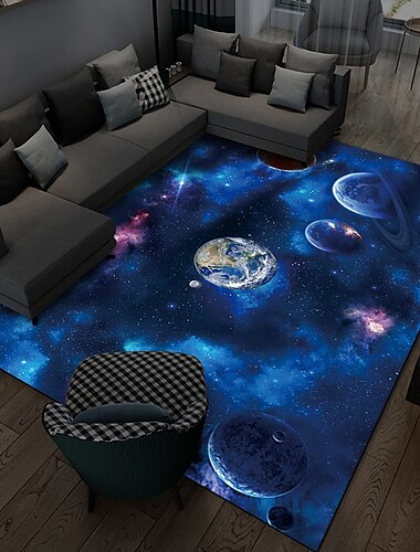  Bereichsteppich, pädagogischer Weltraum, Universum, Planet, Bodenteppiche, Wohnzimmer, Heimdekoration, Teppiche, Matten für Kinder, Jungen, Mädchen, Schlafzimmer