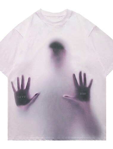  Herren Cartoon Grafikdrucke T Shirt Kurzarm T-Shirt 3D-Druck Rundhalsausschnitt Hemd Sport Designer Lässig Outdoor Straße Täglich Weiß + Hellgrau Rosa Blau Sommer Bekleidung S M L XL XXL 3XL