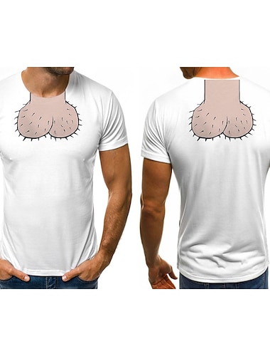  Забавный Шутки мужчина Как у футболки Аниме Мультяшная тематика Аниме 3D Классический Уличный стиль Назначение Для пары Муж. Жен. Взрослые 3D печать