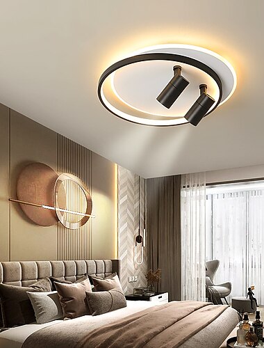  Luz de techo led, foco creativo, lámpara de dormitorio principal moderna para dormitorio, comedor, cocina