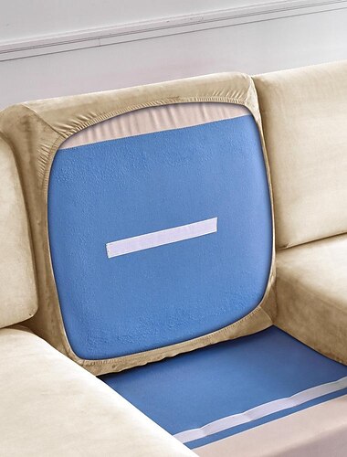  Stretch-Sofa-Sitzbezug, Kissen-Schonbezug, elastisch, für Sofas, Sessel, Zweisitzer, 4- oder 3-Sitzer, grau, weich, langlebig, waschbar (wird nicht im Set verkauft)