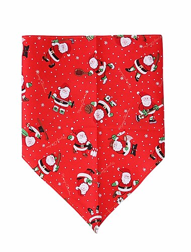  Prodotti per cani Prodotti per gatti Bandana per cani Cappello a bandana di compleanno per cani Di tendenza stile sveglio Traspirante Morbido Lavabile Comodo Natale Natale Esterno Casual / quotidiano