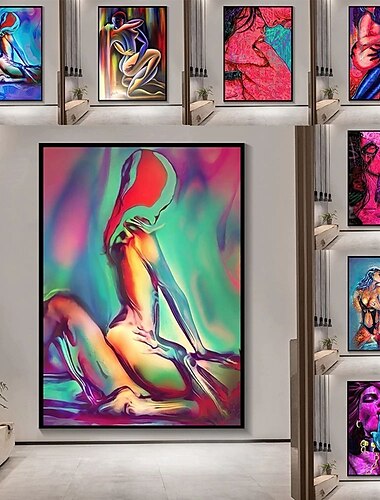  1 panneau personnes imprime nude art mur art moderne image décor à la maison tenture murale cadeau roulé toile sans cadre non étiré