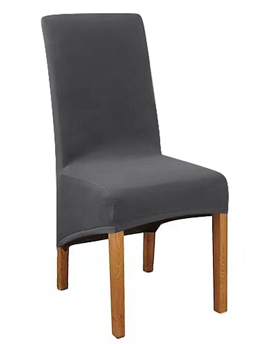  Esszimmerstuhlbezüge, Stretchstuhlbezüge Stuhlhussen, Spandex-Stuhlschutzbezüge mit hoher Rückenlehne, Sitzbezug mit Gummiband für Esszimmer, Hochzeit