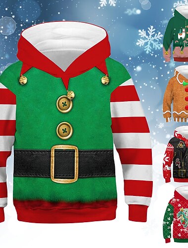 Детский уродливый рождественский свитер для девочек, толстовка с капюшоном, длинный рукав, графическое письмо, динозавр, карман, зеленый, желтый, винный, детские топы, осенне-зимние каникулы, милые,   Детский уродливый рождественский свитер для девочек, толстовка с капюшоном, длинный рукав, графическое письмо, динозавр, карман, зеленый, желтый, винный, детские топы, осенне-зимние каникулы, милые,