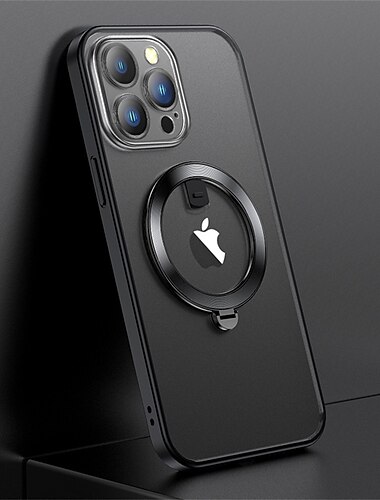  Θήκη Τηλεφώνου για iPhone 15 Pro Max Plus iPhone 14 Pro Max Plus iPhone 13 Pro Max iPhone 12 Pro Max iPhone 11 Pro Max με Magsafe Στήριγμα Ματ Ανθρακογενές Αντιχτυπητικό PC