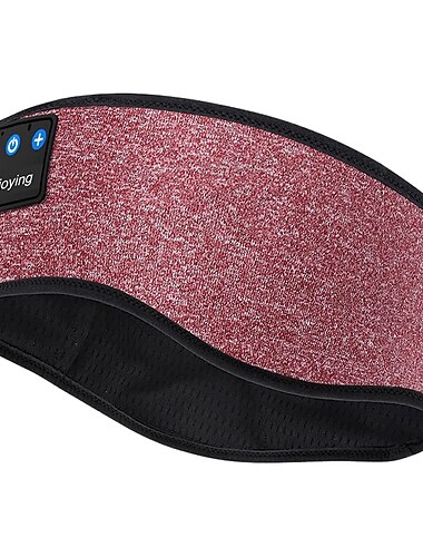  Schlafkopfhörer Bluetooth Kopfband Drahtlos Musik Augenmaske Dünne Stereo Lautsprecher Mikrofon Freisprechmusik Ohrstöpsel für Seitenschläfer Laufen Schlaflosigkeit Reisen Yoga Schlafband