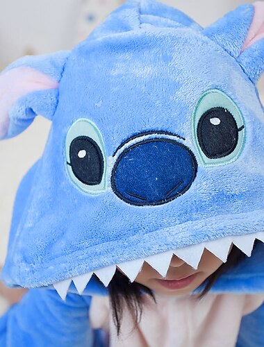  Enfant Mosaïque Costume grenouillère Costume de carnaval Animé Monstre bleu Combinaison de Pyjamas Pyjamas Kigurumi Déguisement drôle Pour Garçons et filles Noël Carnaval Nouvel an Dessin animé