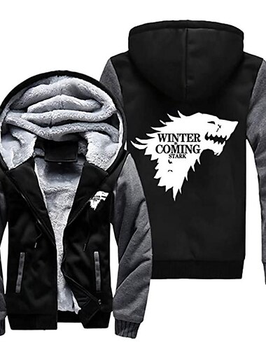  Vikingen walhalla Trui met capuchon Anime Overkleding Anime Grafisch Voor Voor Stel Voor heren Dames Volwassenen Heet stempelen Casual / Dagelijks