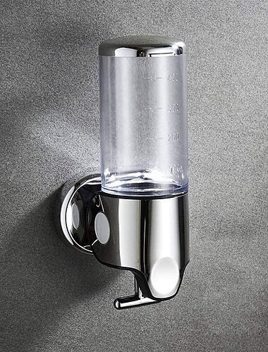 zeepdispenser wandmontage badkamer douchepomp dispenser voor douchegel shampoo zeep (500ml)