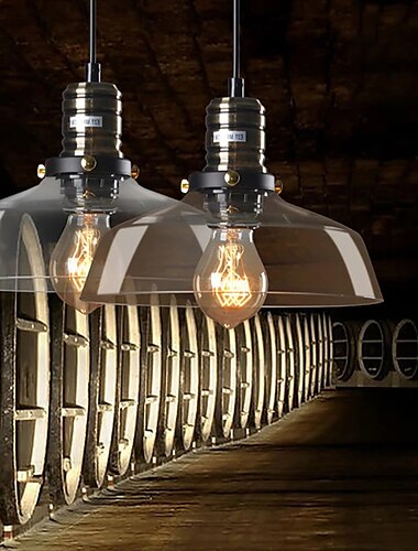  LED-Pendelleuchte mit Glasschirm, 5 cm E27-Kabel, verstellbares einzelnes Design, Insel-Design, Pendelleuchte, Glas, galvanisiert, moderner nordischer Stil, 220–240 V (ohne Leuchtmittel,
