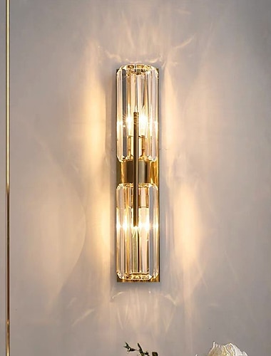  светодиодные настенные светильники хрустальные настенные бра роскошный золотой настенный светильник элегантный настенный светильник украшение освещение для спальни гостиная прихожая ресторан