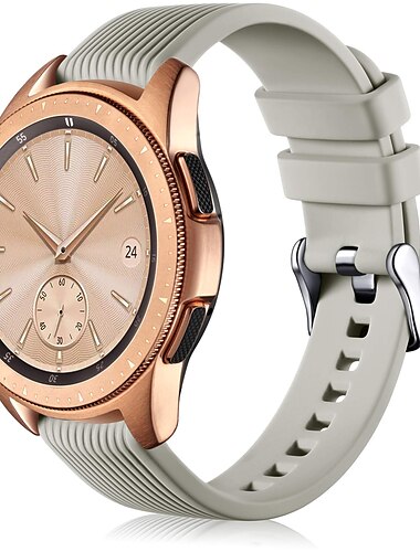  Óraszíj mert Samsung Galaxy Watch 7/6/5/4 40/44mm, Galaxy Watch 5 Pro 45mm, Galaxy Watch 4/6 Classic 42/46/43/47mm, Watch 3, Active 2, Gear S2 Puha szilikon Csere Szíj 20mm Sportszíj Karszalag