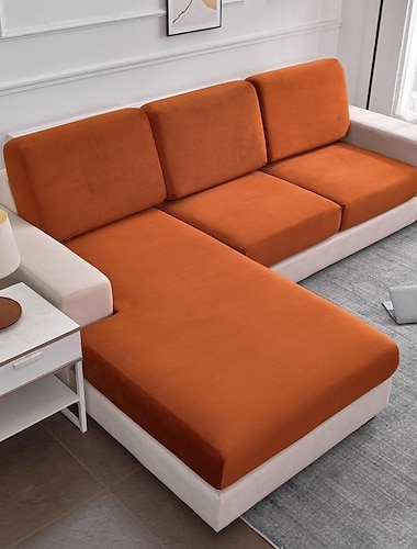  Funda elástica para asiento de sofá, funda para cojín, sofá seccional elástico, sillón de dos plazas, 4 o 3 plazas, gris, suave, duradero, lavable (no se vende por juego)