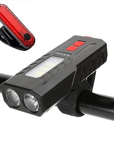  fietskoplampen cob led-werklampen verlichtingslichten opladen schat fietsverlichting accessoires voor rijuitrusting