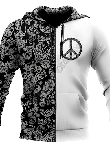  Indianer Totem Kapuzenshirt Zeichentrick Manga Anime 3D Vordertasche Grafik Für Paar Herren Damen Erwachsene 3D-Druck Casual