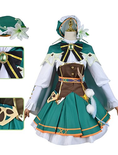  Venti Anime Kostium Cosplay Stroje Garnitury cosplay Karnawał Bal maskowy Kostium Na Damskie Dla dorosłych
