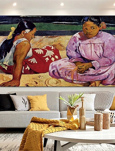  handgemaakte handgeschilderde olieverfschilderij wall street art moderne abstracte paul gauguin schilderij woondecoratie decor opgerold canvas geen frame niet uitgerekt