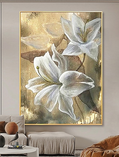  pintura a óleo artesanal pintada à mão flores 3d de alta qualidade contemporânea tela enrolada moderna (sem moldura)