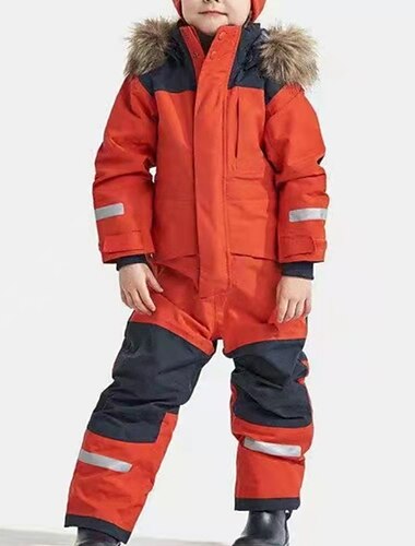  Kids Boys Tracksuits Snowsuit Outfit Color Block Long Sleeve Cotton Set Sports Fall Winter 7-13 Years Yellow Navy Blue Orange