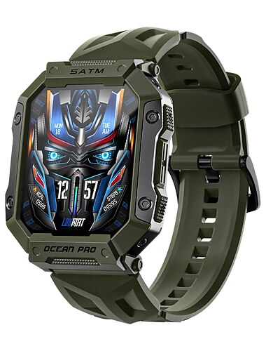  LOKMAT OCEAN PRO Orologio intelligente 1.85 pollice Intelligente Guarda Bluetooth Pedometro Avviso di chiamata Monitoraggio del sonno Compatibile con Android iOS Da donna Da uomo Standby lungo