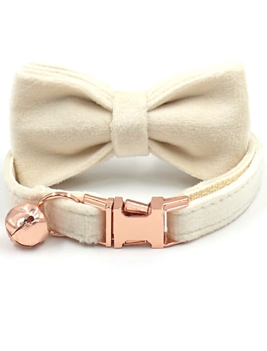  collare per gatti inciso bowknot fibbia in lega di zinco campana per cani collare per gatti bowknot collari per gatti