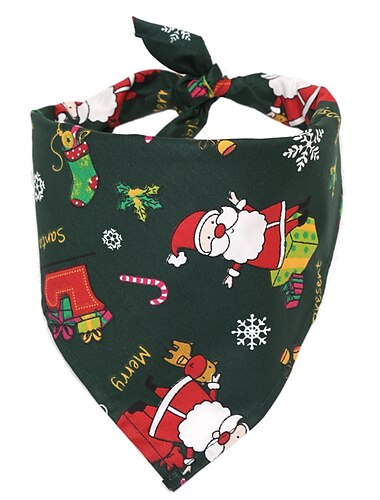  Honden Katten Hondenbandana Hond verjaardag Bandana hoed Modieus leuke Style Ademend Zacht Wasbaar Comfortabel Kerstmis Kerstmis Buiten Casual / Dagelijks Schor Labrador Border Collie pomeranian