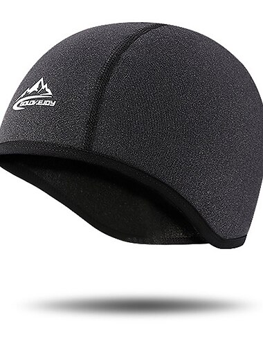  REXCHI Wielrenpet Skull Caps Kap Helmvoering Gestreept Houd Warm Fietsen Warm Zacht Rekbaar Fietsen / Wielrennen Zwart Donker Grijs Fleece Herfst Winter voor Voor heren Uniseks Volwassenen