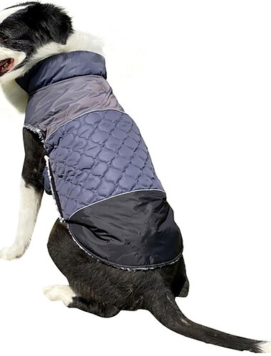  Dog Cat Coat Jacket Cute Casual Winter Reflective Waterproof Warm Breathable Soft Outdoor Casual Daily Dog Clothing for Bichon Frise Pomeranian Baby Pet Papillon Small